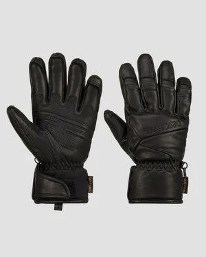 Rękawice Narciarskie Męskie Descente Leather Glove Czarne