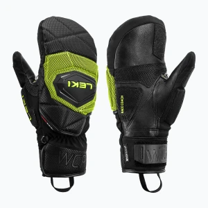 Rękawice narciarskie męskie LEKI WCR Coach 3D Mitt black / ice lemon