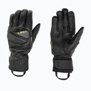 Rękawice narciarskie męskie LEKI WCR Venom Speed 3D black ice/lemon
