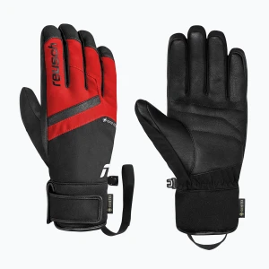 Rękawice narciarskie męskie Reusch Booster Gore-Tex black / tango red