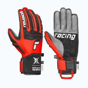 Rękawice narciarskie męskie Reusch Ultra black/fluo red