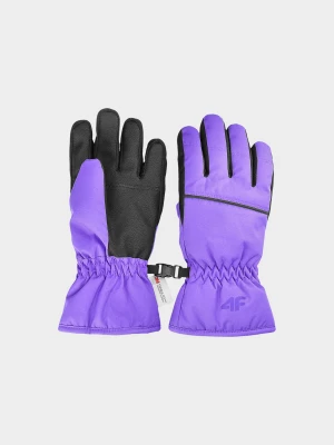 Rękawice narciarskie Thinsulate© dziewczęce - fioletowe 4F