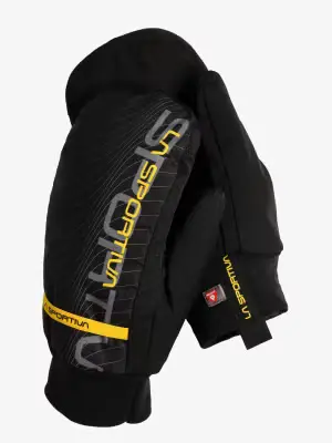 Rękawice skiturowe La Sportiva Race Overgloves ECO - black/yellow