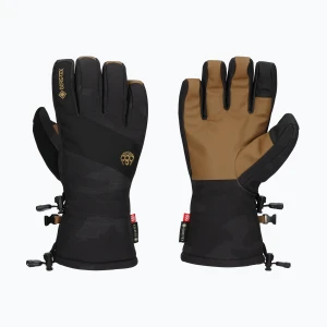 Rękawice snowboardowe męskie 686 Gore-Tex Linear black camo