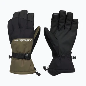Rękawice snowboardowe męskie Quiksilver Mission grape leaf Czarny