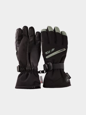 Rękawice snowboardowe Thinsulate męskie - czarne 4F