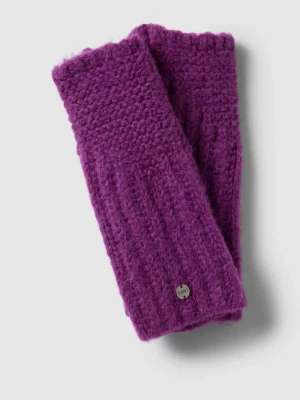 Rękawiczki bez palców z aplikacją z logo Esprit