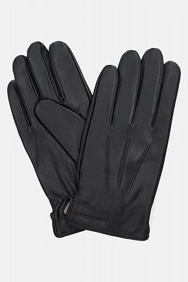Rękawiczki Czarne Skórzane Touch 2 Lancerto
