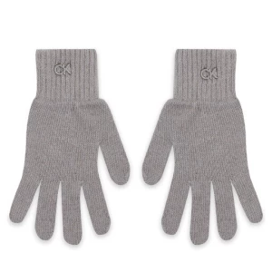 Rękawiczki Damskie Calvin Klein Re-Lock Knit Gloves K60K611164 Mid Grey Heather P4A