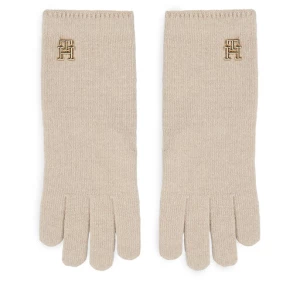 Rękawiczki Damskie Tommy Hilfiger Limitless Chic Wool Gloves AW0AW15359 Cashmere Creme ABH