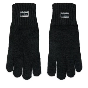 Rękawiczki Damskie Tommy Jeans Tjw Cosy Knit Gloves AW0AW15481 Black BDS