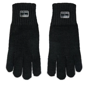 Rękawiczki Damskie Tommy Jeans Tjw Cosy Knit Gloves AW0AW15481 Czarny