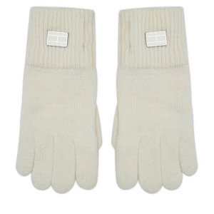Rękawiczki Damskie Tommy Jeans Tjw Cosy Knit Gloves AW0AW15481 Ivory YBI