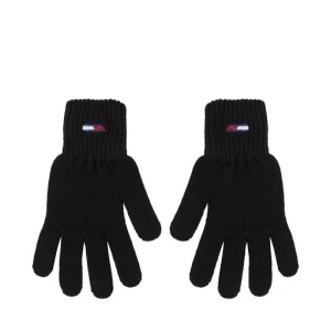 Rękawiczki Damskie Tommy Jeans Tjw Flag Gloves AW0AW15480 Black BDS