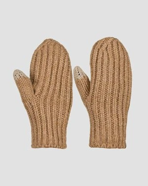 Rękawiczki Damskie Ugg Chunky Rib Mitten Brązowe