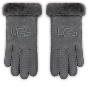 Rękawiczki Damskie Ugg W Sheepskin Embroider Glove 20931 Metal