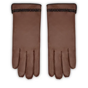 Rękawiczki Damskie WITTCHEN 39-6A-011 Brązowy5