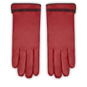 Rękawiczki Damskie WITTCHEN 39-6A-011 Czerwony