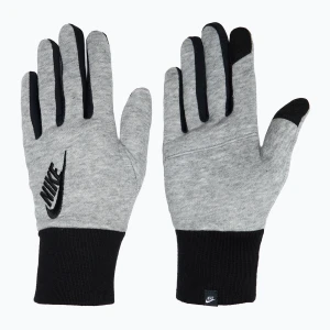 Rękawiczki do biegania damskie Nike Club Fleece grey heather / black / black