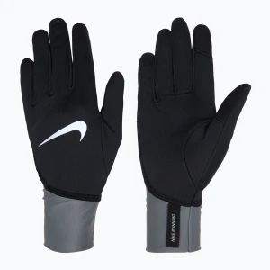 Rękawiczki do biegania damskie Nike Pacer Midweight RG black / smoke grey / silver