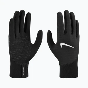 Rękawiczki do biegania damskie Nike Therma-Fit Pacer Sphere Midweight RG black / black / silver