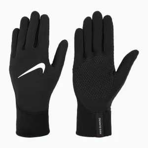 Rękawiczki do biegania męskie Nike Therma-Fit Pacer Sphere Midweight RG black / black / silver