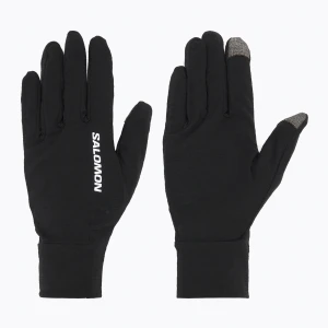 Rękawiczki do biegania Salomon Merino Gloves deep black