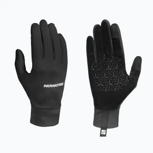 Rękawiczki do biegania Salomon Tech Softshell deep black