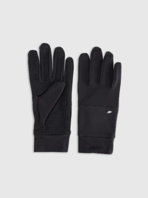 Rękawiczki dzianinowe Touch Screen uniseks 4F 4FWMM00AGLOU150 - czarne