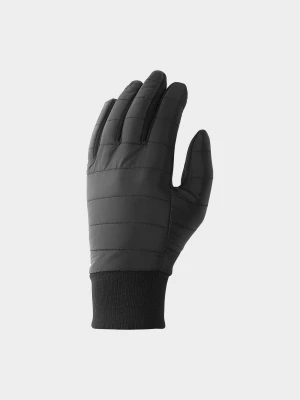 Rękawiczki dzianinowe Touch Screen uniseks - czarne 4F