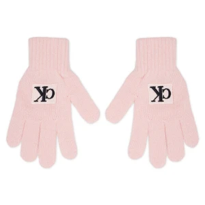 Rękawiczki dziecięce Calvin Klein Jeans Monogram IU0IU00363 Różowy