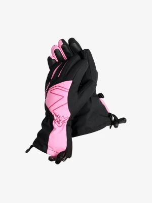 Rękawiczki dziecięce Ziener Laval AS AW Junior - black/fuchsia pink