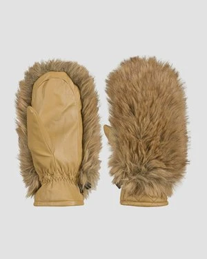 Rękawiczki Jednopalczaste Damskie Goldbergh Hill łapawice Karmelowe