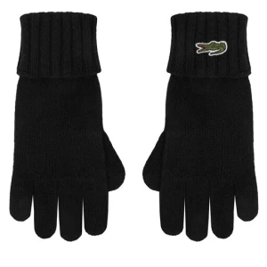 Rękawiczki Lacoste RV0452 Czarny