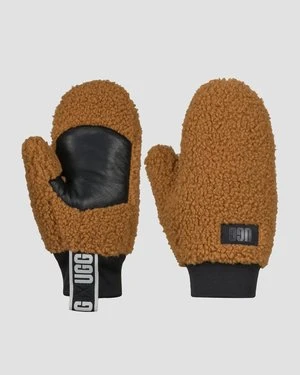 Rękawiczki łapawice damskie UGG Fluff Mitten with Logo Tape