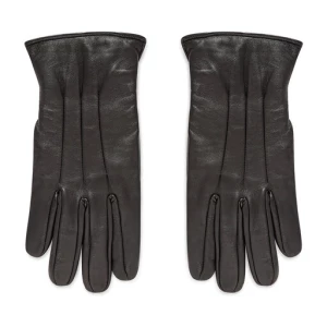 Rękawiczki Męskie Jack&Jones Jacmontana Leather Gloves Noos 12125090 Czarny
