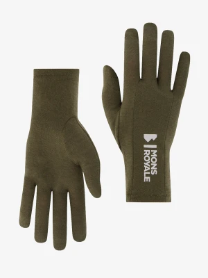 Rękawiczki Mons Royale Volta Merino Glove Liner - dark olive