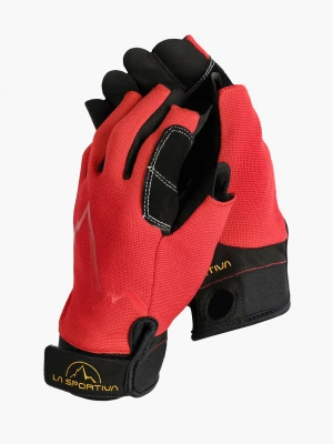 Rękawiczki na via ferratę La Sportiva Ferrata Gloves - red