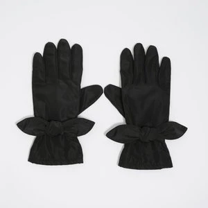 Rękawiczki nylon ciemnobrązowe BIMBA Y LOLA
