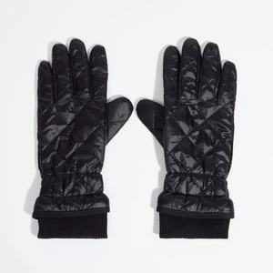 Rękawiczki nylon pikowane czarne BIMBA Y LOLA