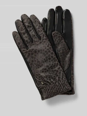 Rękawiczki o kroju regular fit ze skóry naturalnej model ‘Serengeti’ Roeckl
