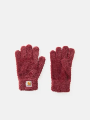 Rękawiczki pięciopalcowe Carhartt WIP ciemnoczerwony