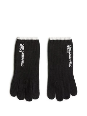 Rękawiczki pięciopalcowe Karl Lagerfeld Jeans