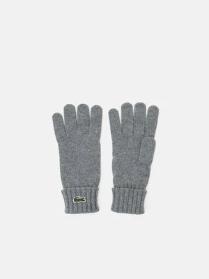 Rękawiczki pięciopalcowe Lacoste szary