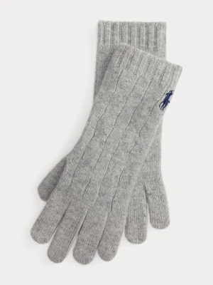 Rękawiczki pięciopalcowe Polo Ralph Lauren szary