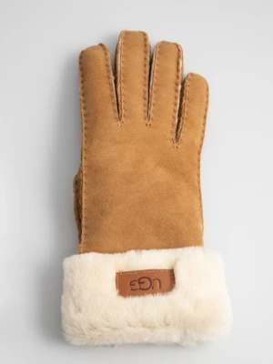 Rękawiczki pięciopalcowe UGG brązowy