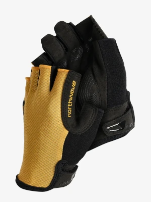 Rękawiczki rowerowe damskie Northwave Active Woman Short Finger Glove - ochre