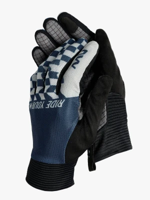 Rękawiczki rowerowe Northwave Air Lf Full Finger Glove  - deep blue/light grey