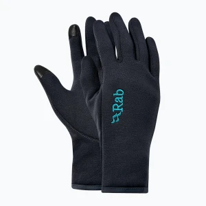 Rękawiczki trekkingowe damskie Rab Power Stretch Contact black