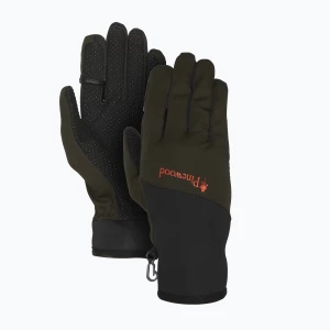 Rękawiczki trekkingowe męskie Pinewood Hunters Neoprene mossgreen / black